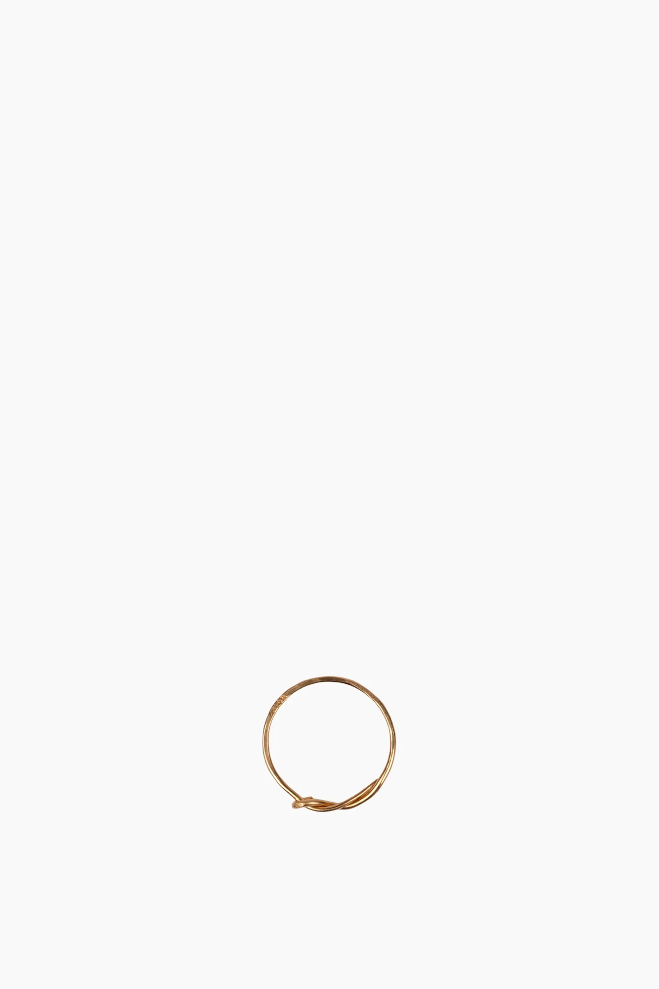 Thin 14K Knot Ring - Image 2