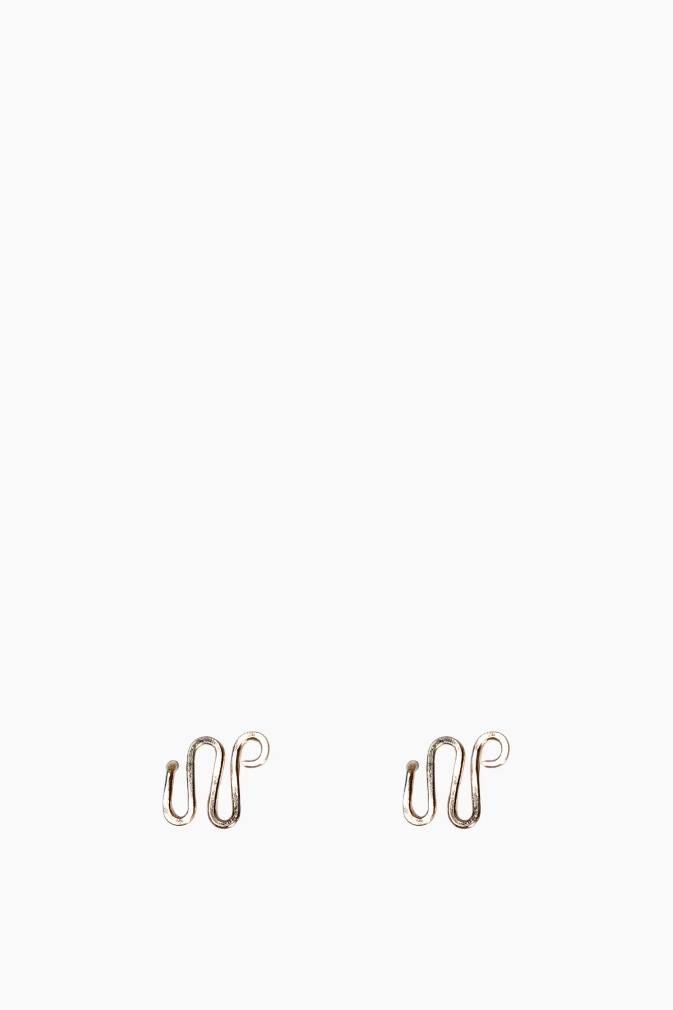14k Wave Studs