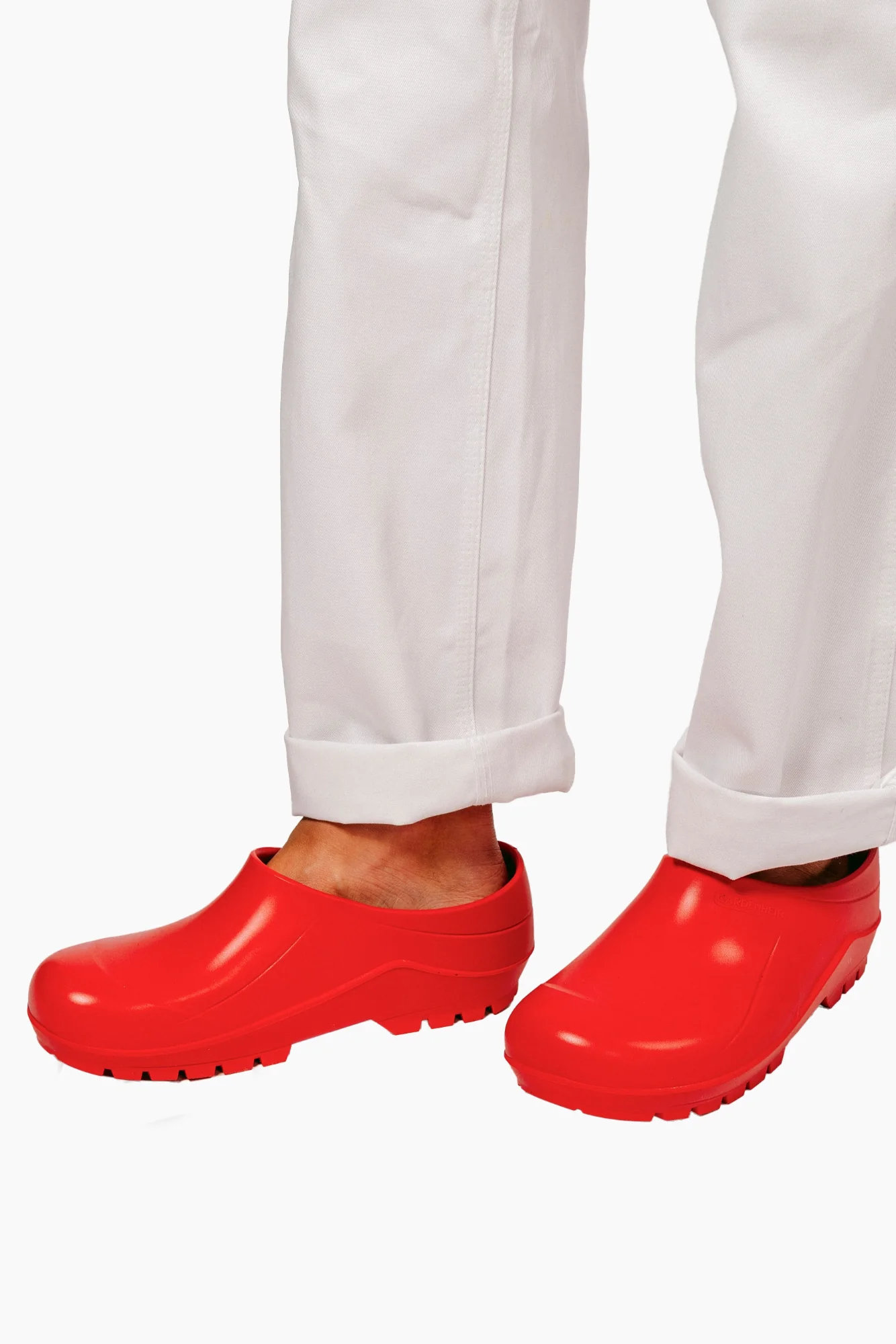 Italian Red Garden Clogs - Image 3